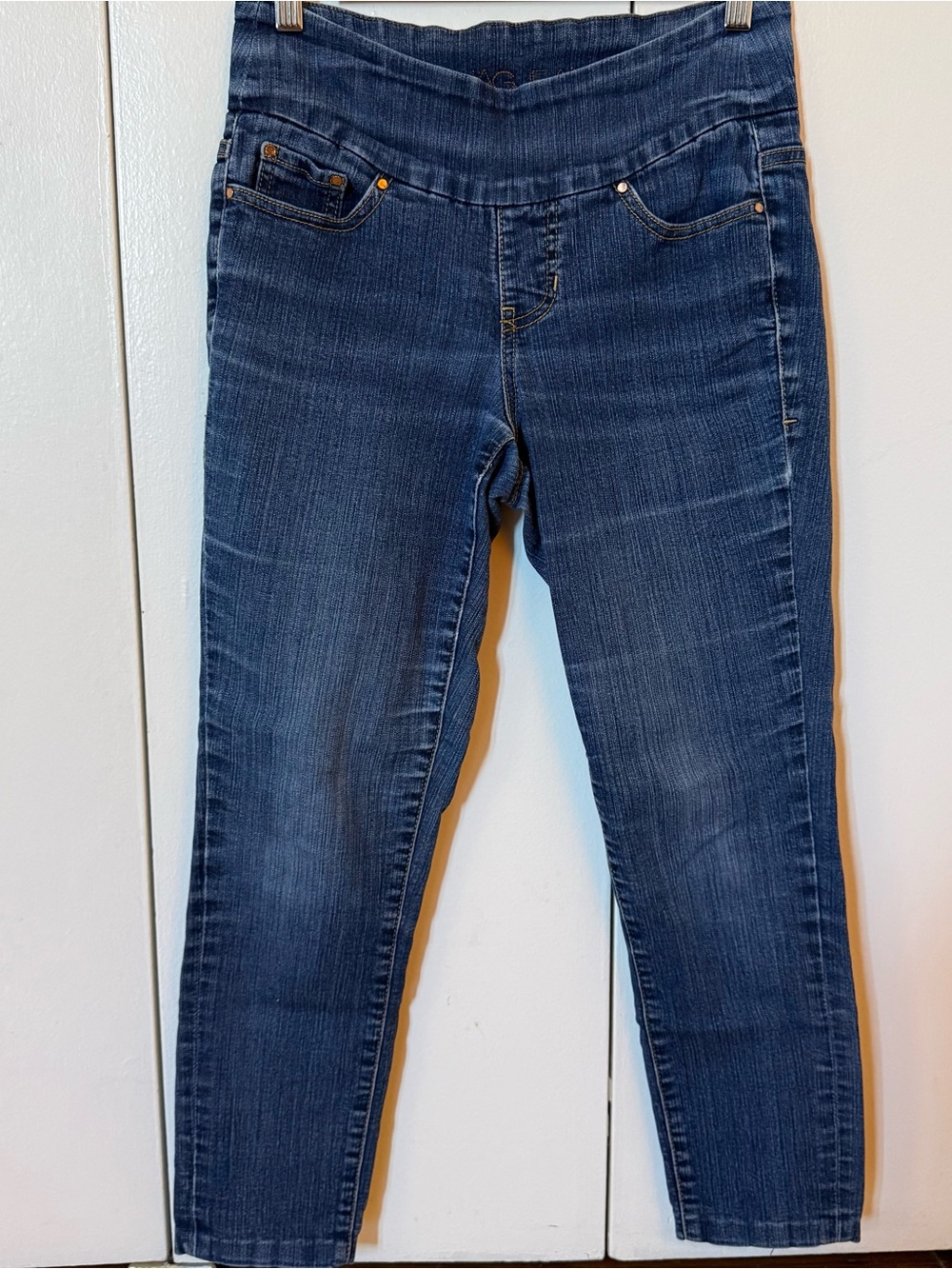 Jag Jeans Dark Blue Stretch Skinny Jeggings (Conf 8)